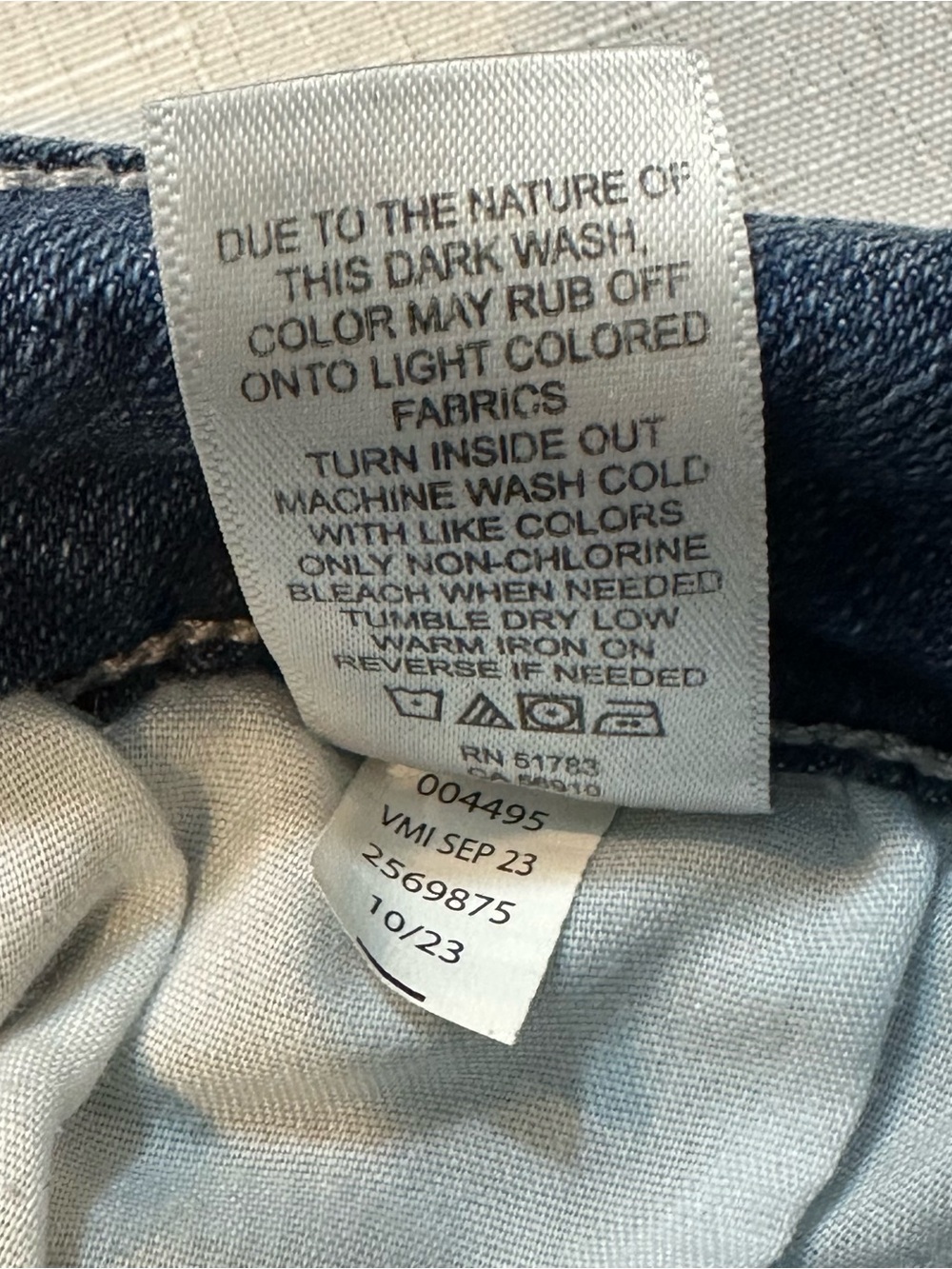 Maurices M Jeans Classic Mid Rise Straight Leg Dark Wash Jeans Size 10 - Picture 10 of 12